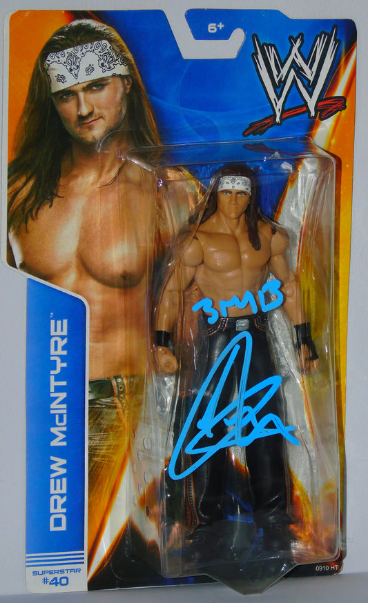 Drew McIntyre WWE Wrestling Mattel Series 41 Signed Figure