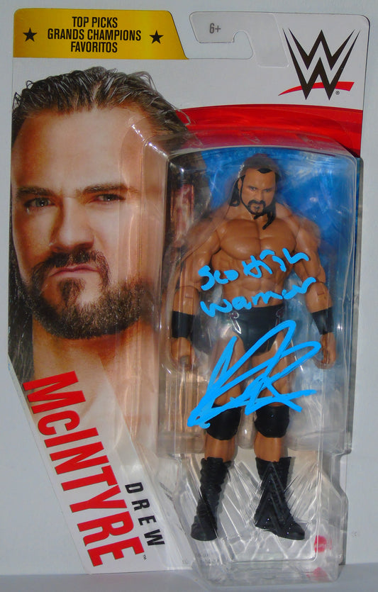 Drew McIntyre WWE Wrestling Mattel Top Picks Grands Champions Favoritos Series Signed Figure