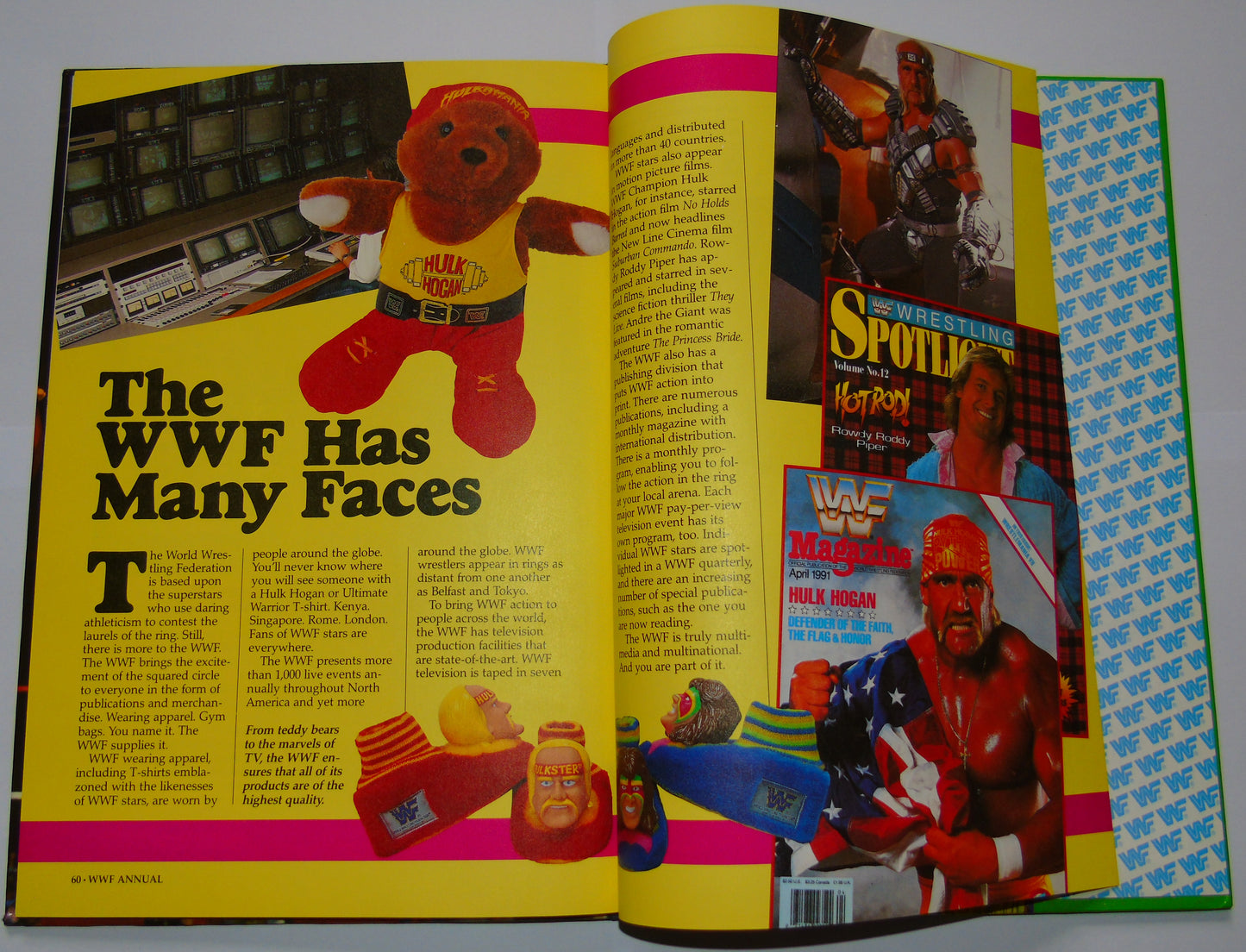 WWF Wrestling 1991 UK Exclusive Official Annual
