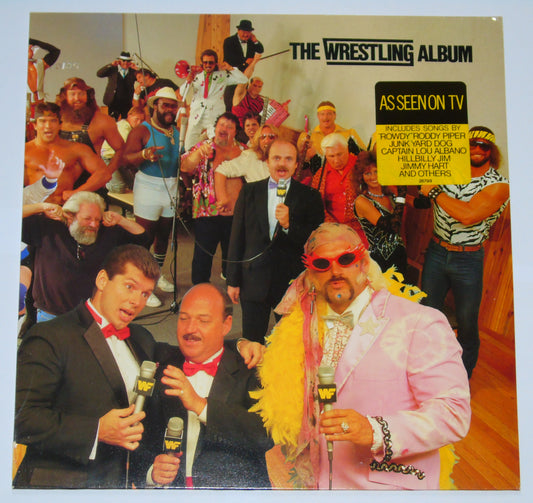 WWF The Wrestling Album Vinyl Record LP