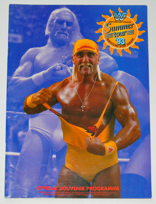 WWF Wrestling European Summer Tour 1993 Official Event Program