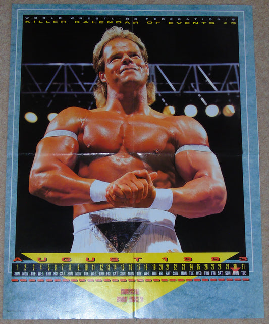 Lex Luger Official WWF Killer Kalendar Magazine Poster