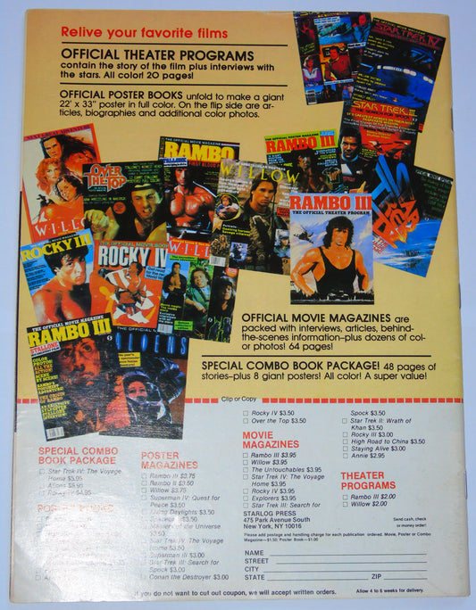 Wrestling All Stars 1988 Poster Special Magazine Issue 13