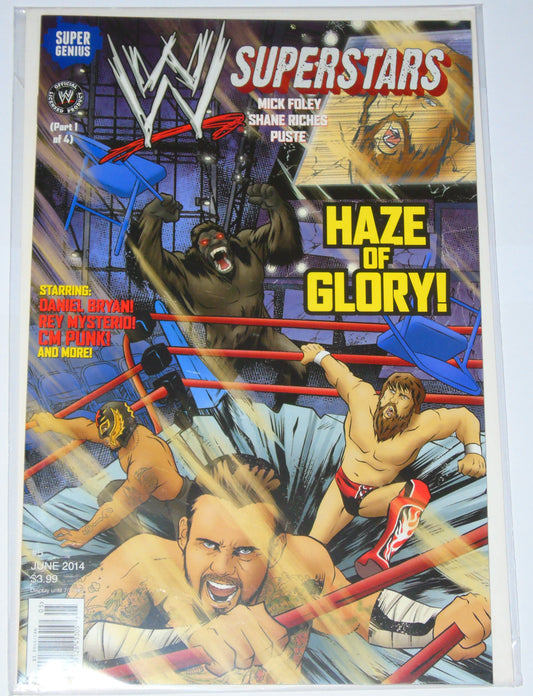 WWE Superstars Haze Of Glory Super Genius Wrestling Comic Set Issues 1-4