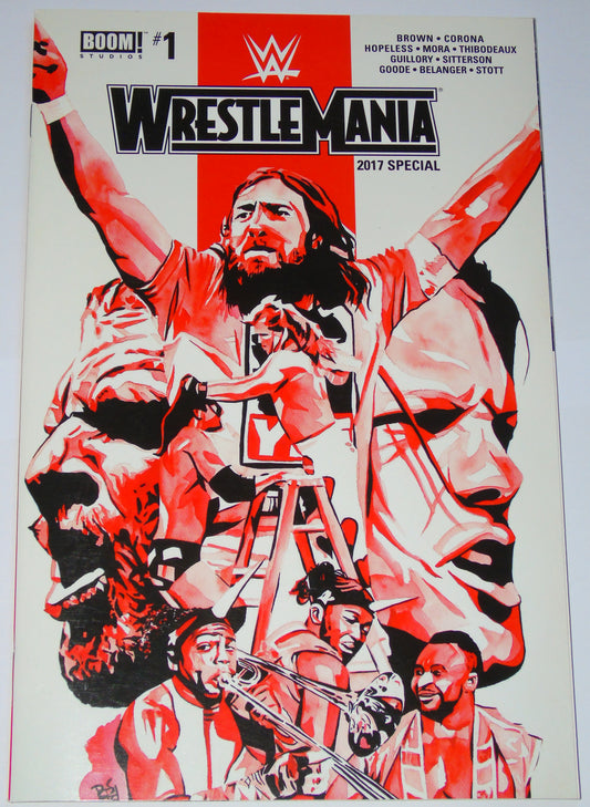 WWE Wrestling BOOM! Studios Wrestlemania 2017 Issue 1 Comic