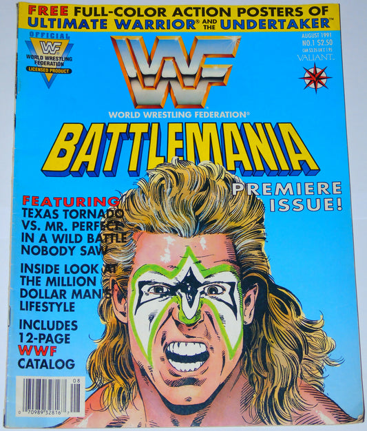 WWF Wrestling Battlemania Comic Complete Set Issues 1-5 All Complete With Posters
