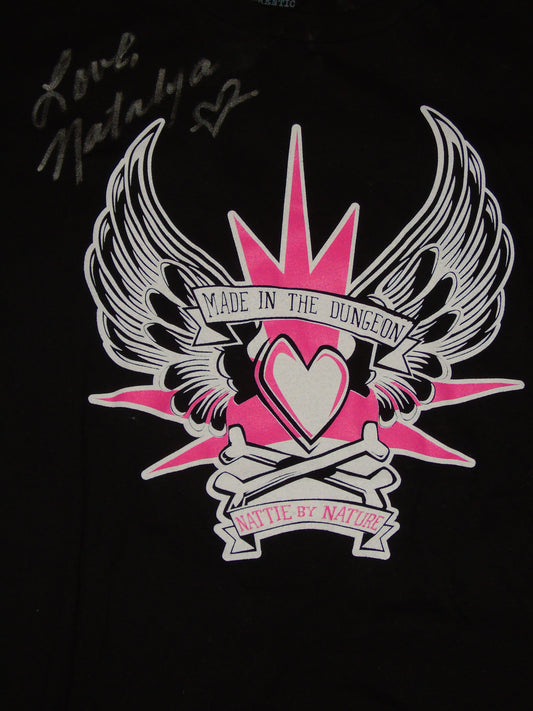 Natalya Ring Worn & Signed WWE Wrestling T-Shirt