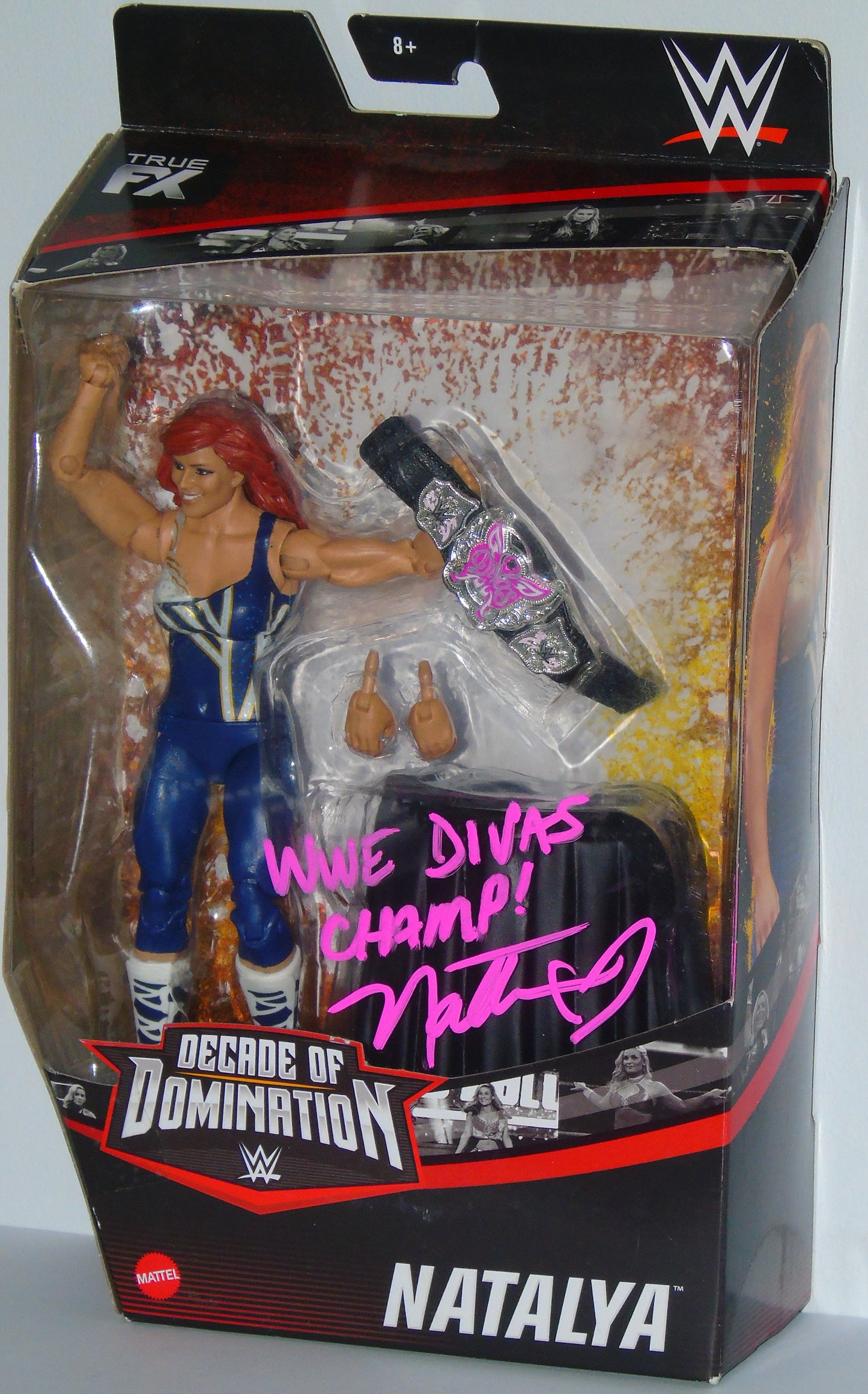 Natalya WWE Mattel Elite Decade Of Domination Signed Figure