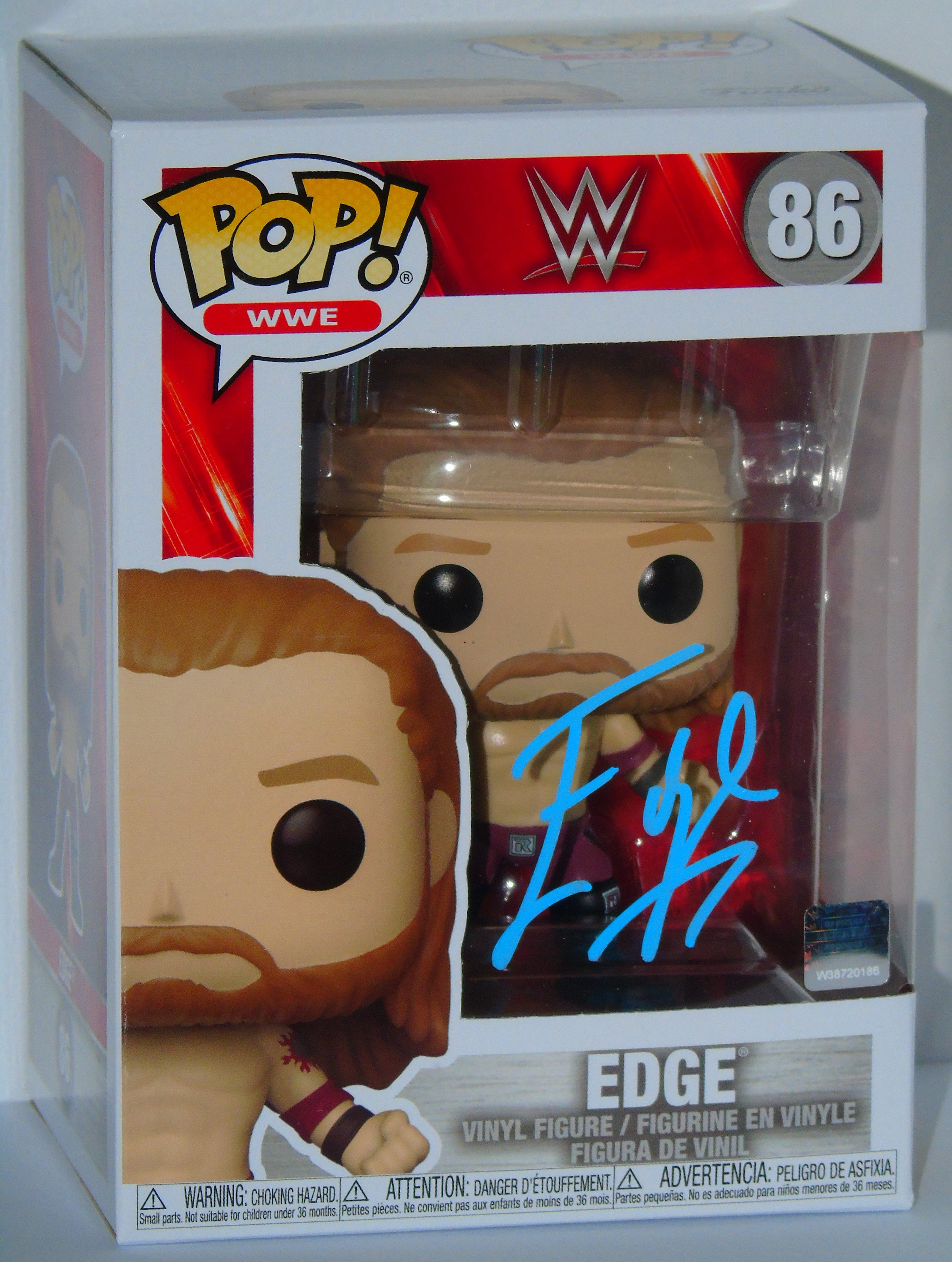 Edge signed WWE Funko Pop buying