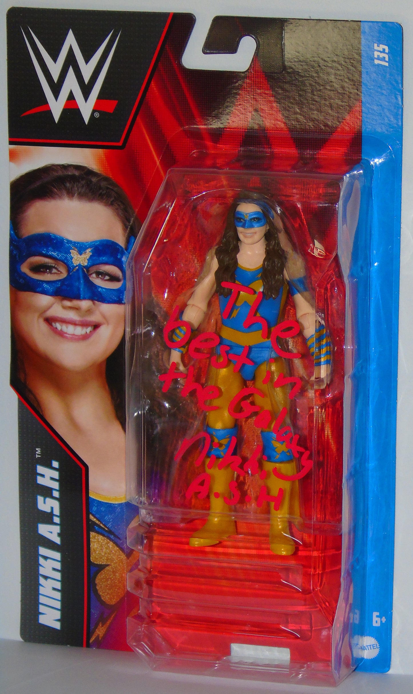 Nikki A.S.H Mattel WWE Signed Figure