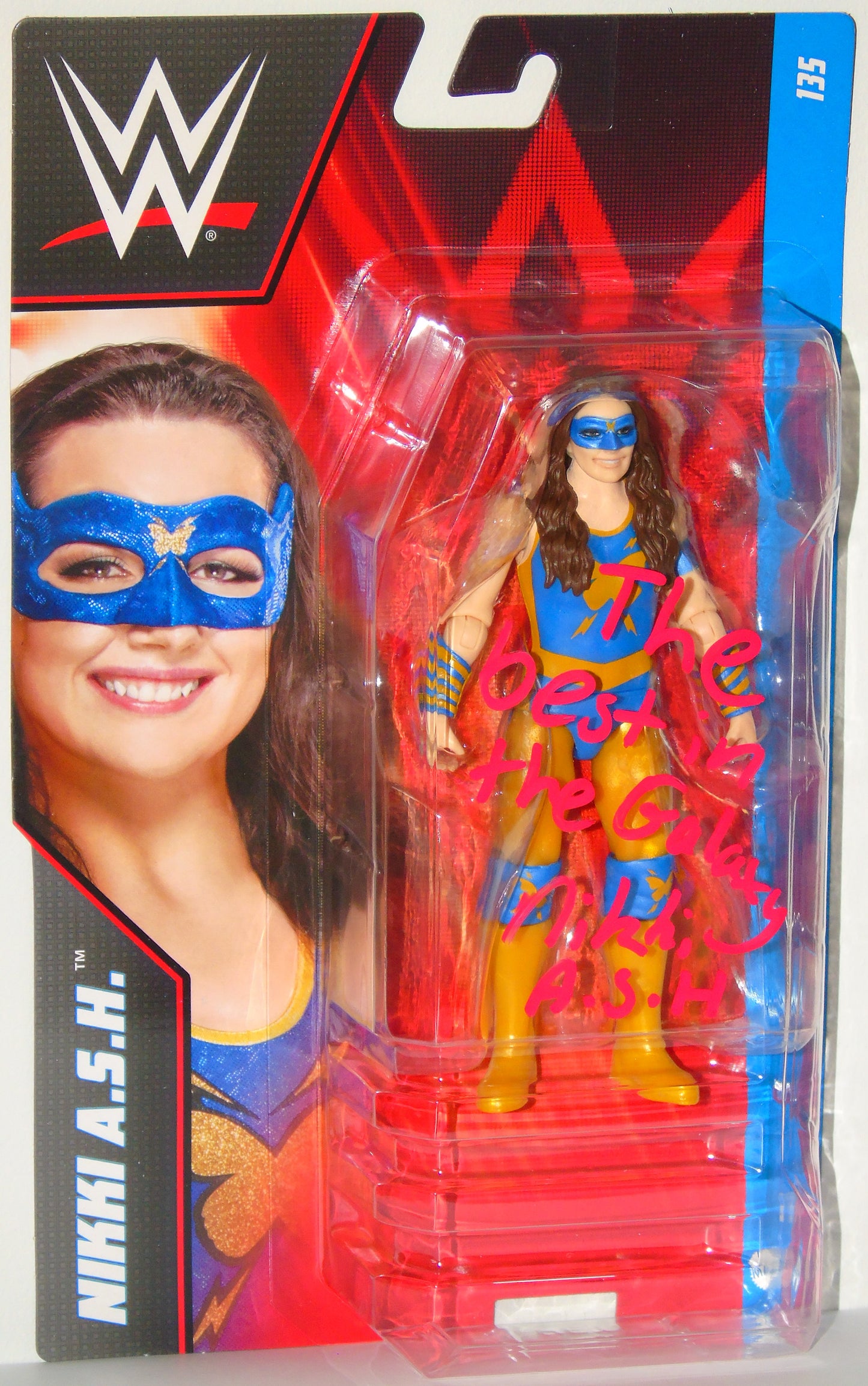 Nikki A.S.H Mattel WWE Signed Figure