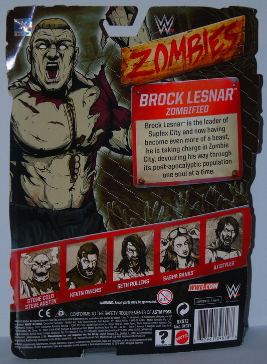 Brock Lesnar WWE Mattel Zombies Figure