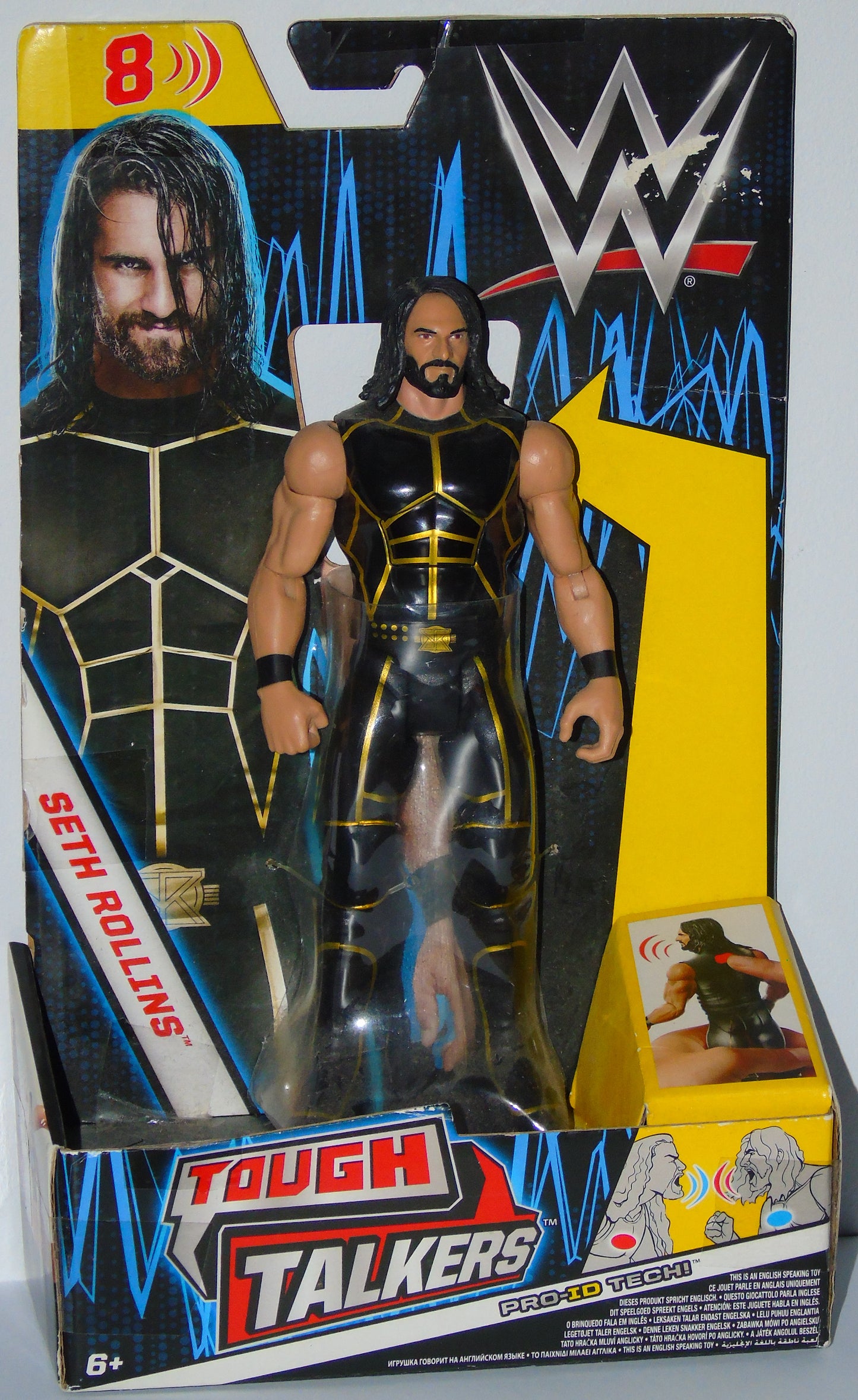 Seth Rollins WWE Mattel Tough Talkers Figure