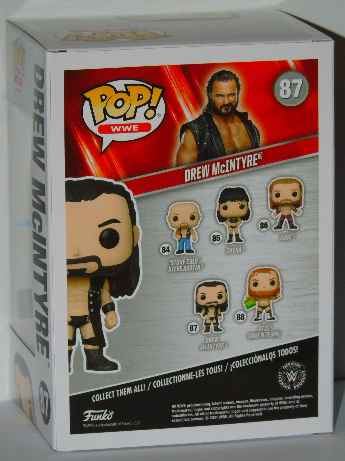 Drew McIntyre WWE Funko Pop! Vinyl Signed Figure
