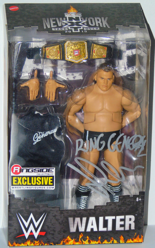 Walter/Gunther WWE NXT Mattel Elite Ringside Collectibles Exclusive Signed Figure