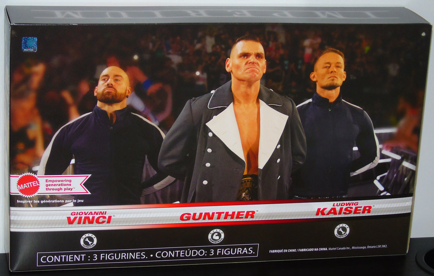 Gunther WWE Mattel Imperium Main Event Signed Figure Set