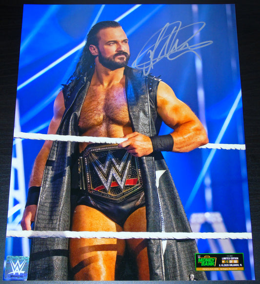 Drew McIntyre WWE Shop Exclusive Signed MITB 2020 Poster #33 of 50