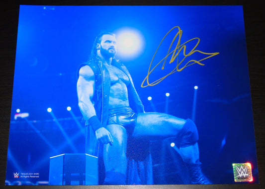 Drew McIntyre WWE Shop Exclusive Signed Poster