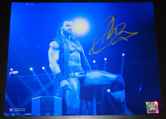 Drew McIntyre WWE Shop Exclusive Signed Poster