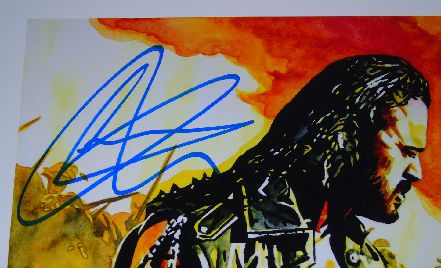 WWE Drew McIntyre Signed Rob Schamberger Poster