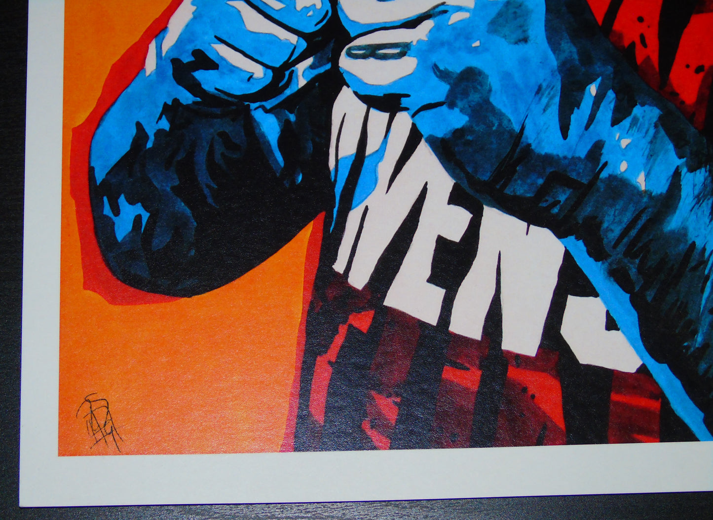 WWE Kevin Owens Signed Rob Schamberger Poster