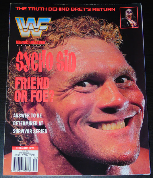 WWF Magazine December 1996 w/Poster