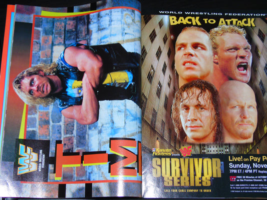 WWF Magazine December 1996 w/Poster