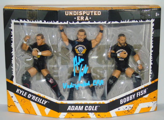 Adam Cole Signed NXT/WWE Mattel Elite Undisputed Era Triple Set Wrestling Figures
