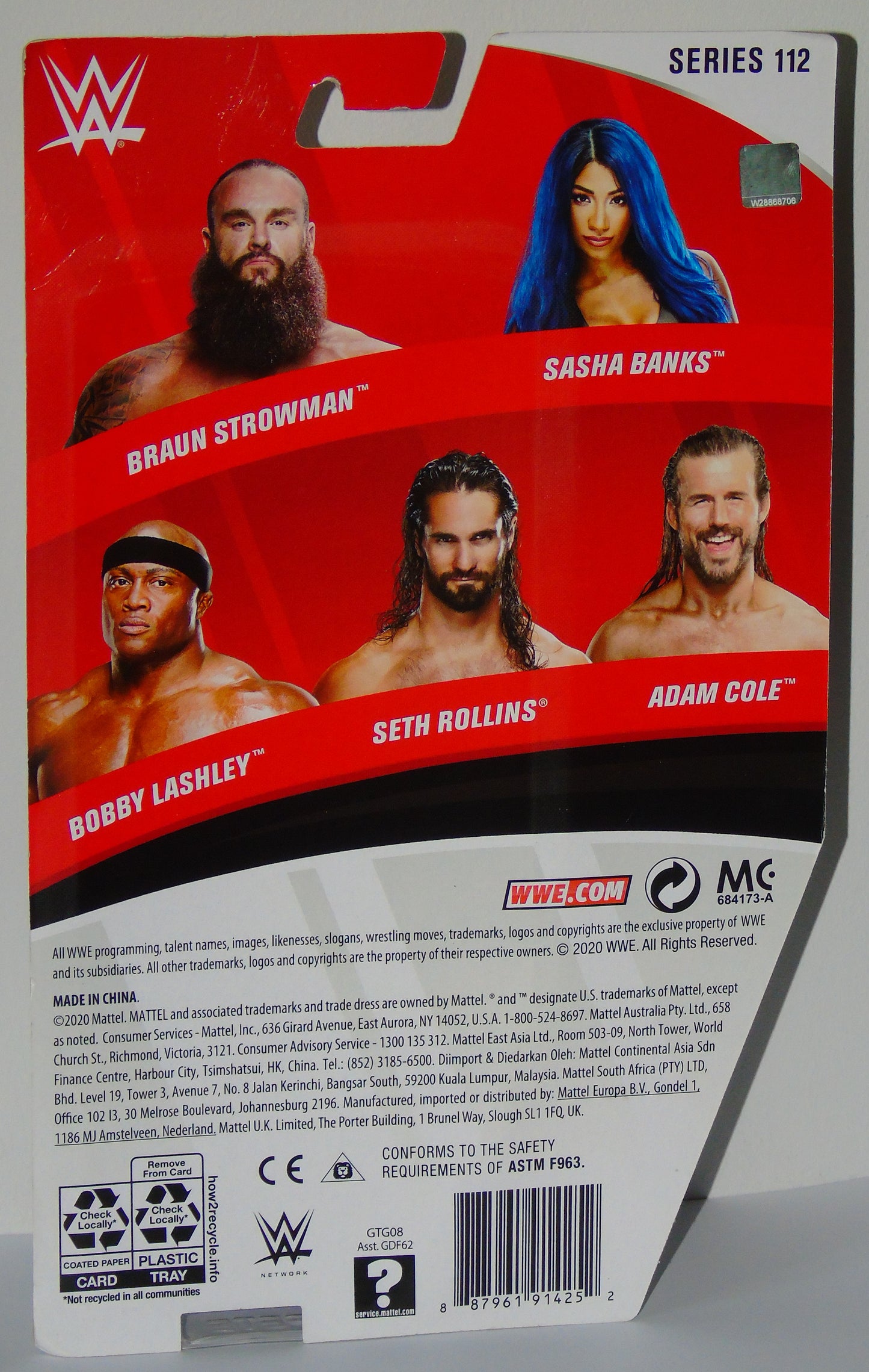 Adam Cole Signed NXT/WWE Mattel Series 112 Wrestling Figure
