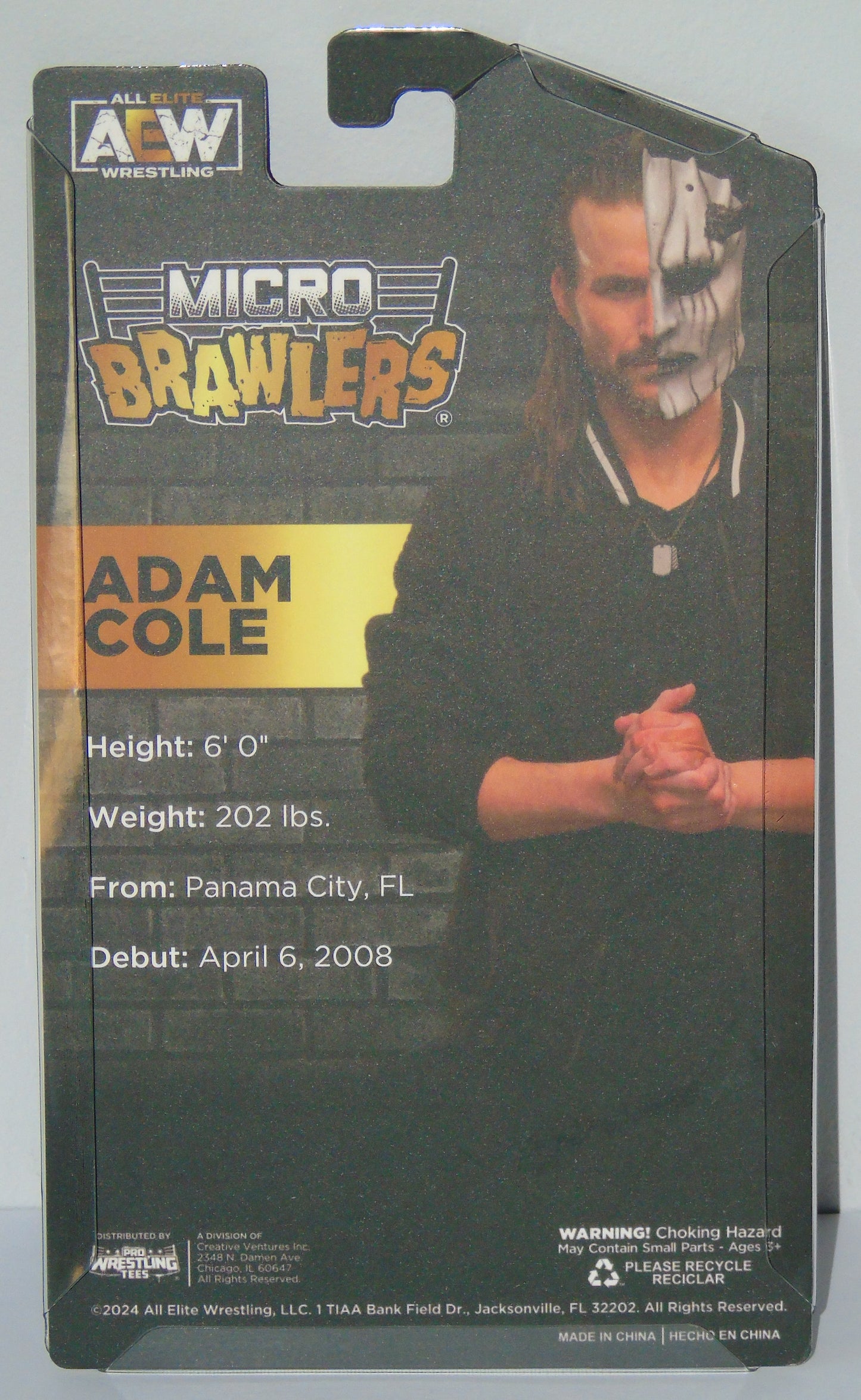 Adam Cole AEW Micro Brawlers The Devil Figure