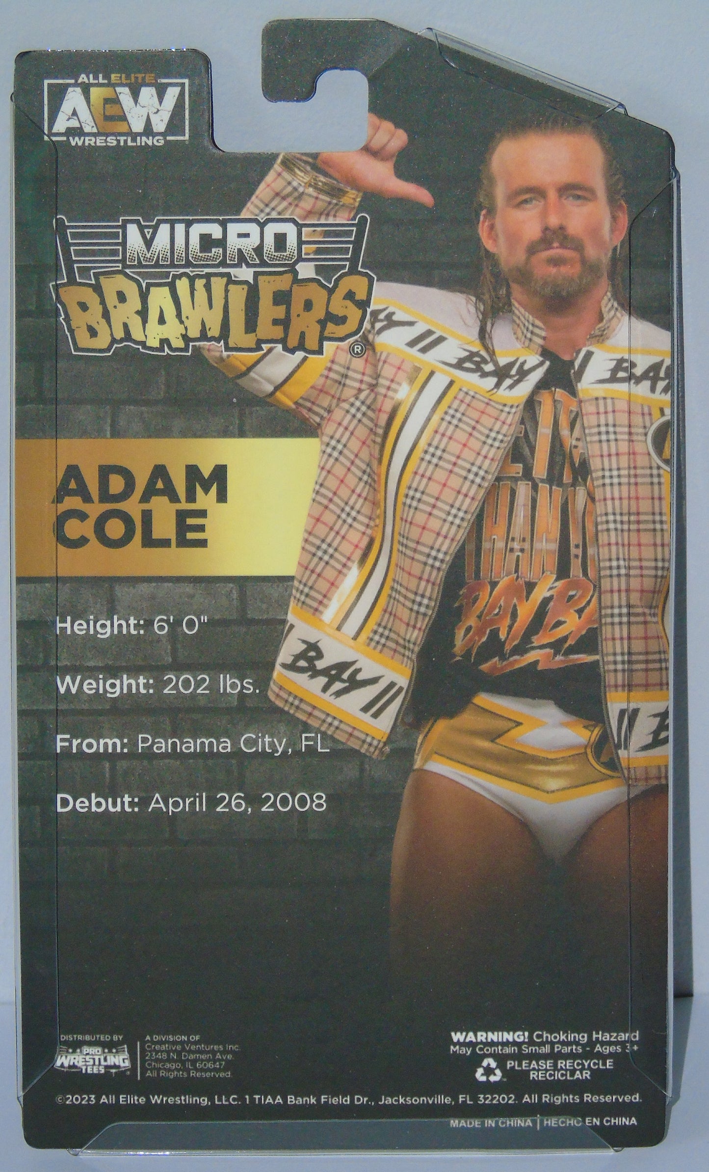 Adam Cole AEW Micro Brawlers Tag Team Edition 2 of 2 Figure