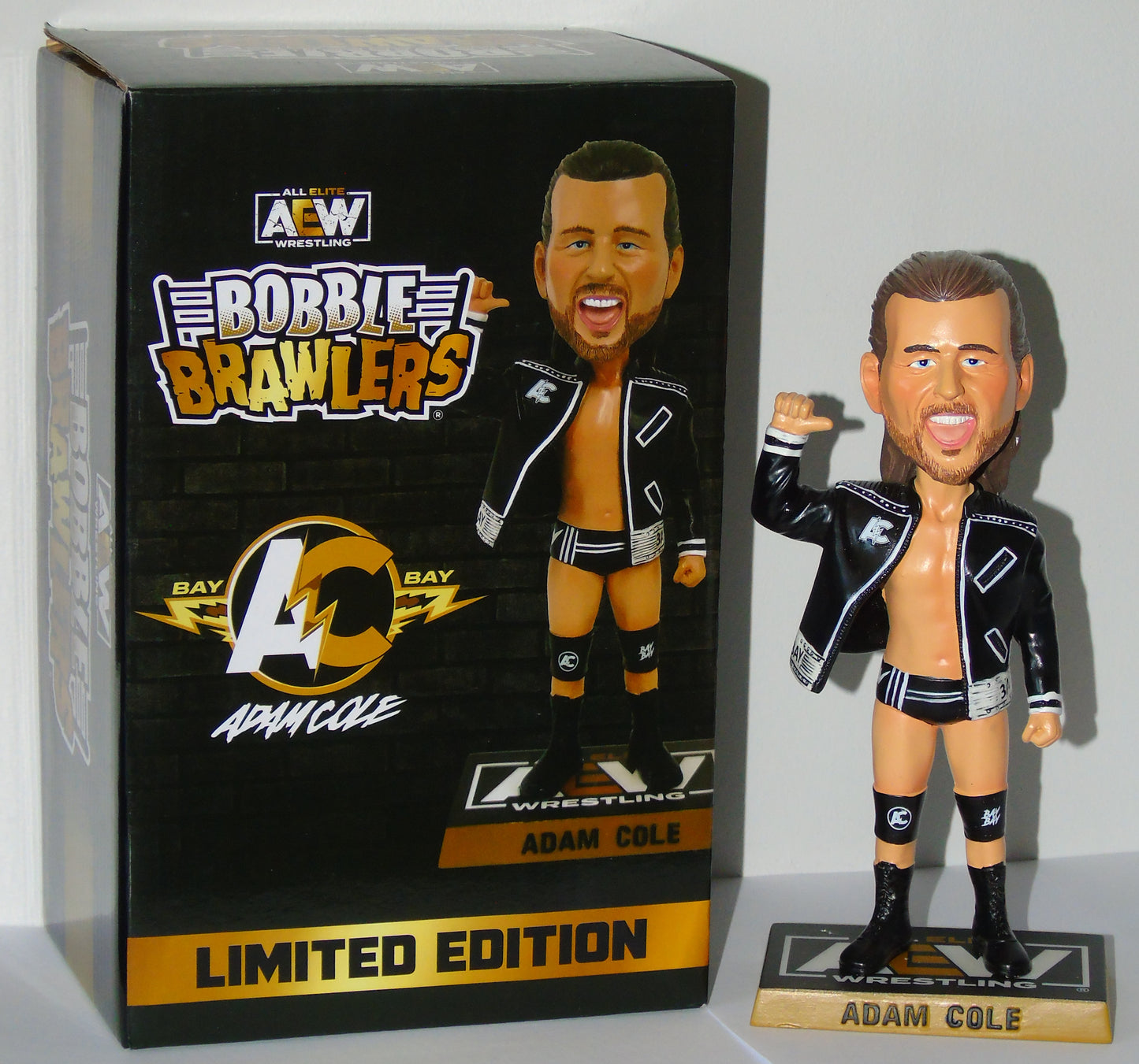 Adam Cole AEW Bobble Brawlers Limited Edition Figure