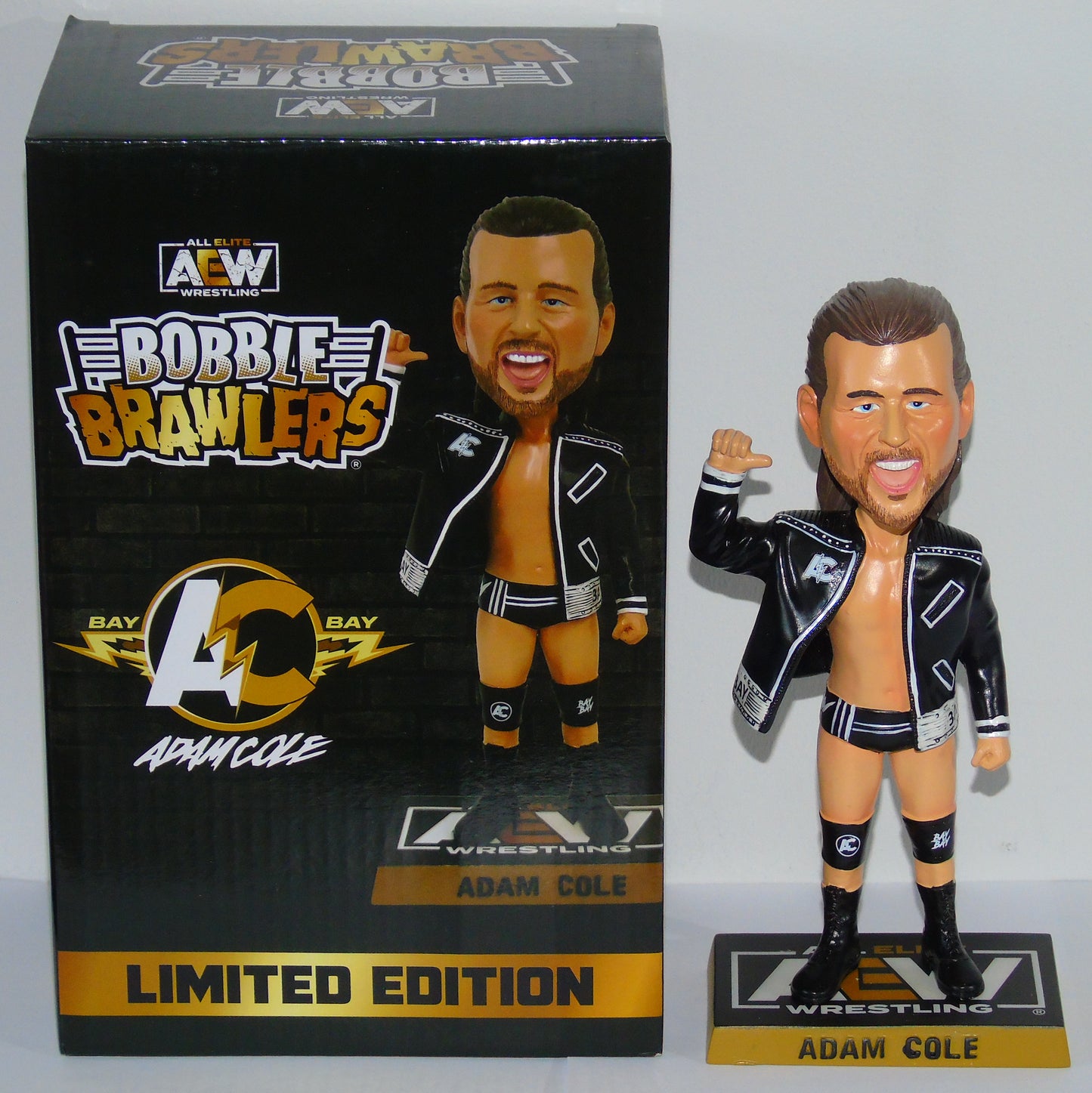 Adam Cole AEW Bobble Brawlers Limited Edition Figure