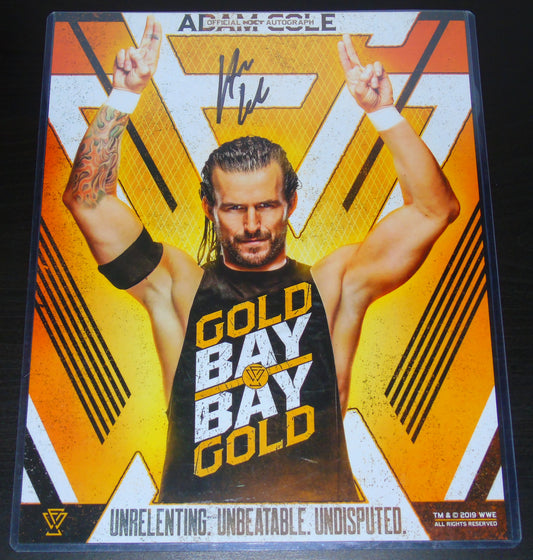 Adam Cole NXT/WWE Event Exclusive Signed Poster