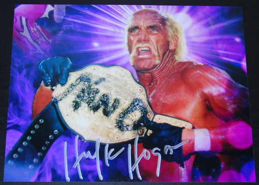 Hollywood Hulk Hogan Hand Signed nWo Wrestling 8"x10" Photo #1 of 10 LTD ED