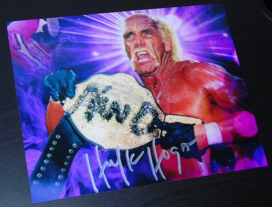 Hollywood Hulk Hogan Hand Signed nWo Wrestling 8"x10" Photo #1 of 10 LTD ED