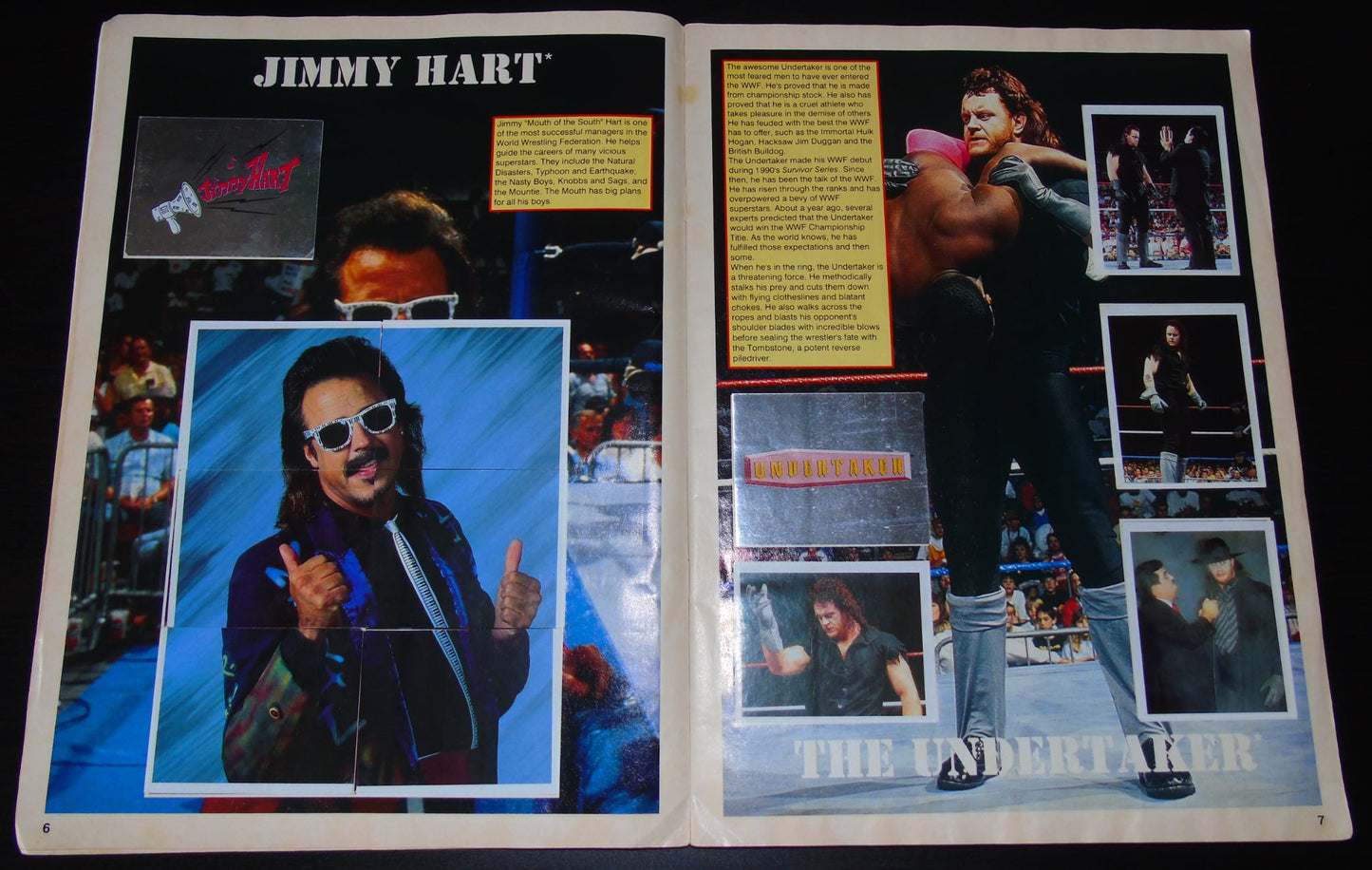 WWF Merlin Sticker Album 1991 Ccomplete