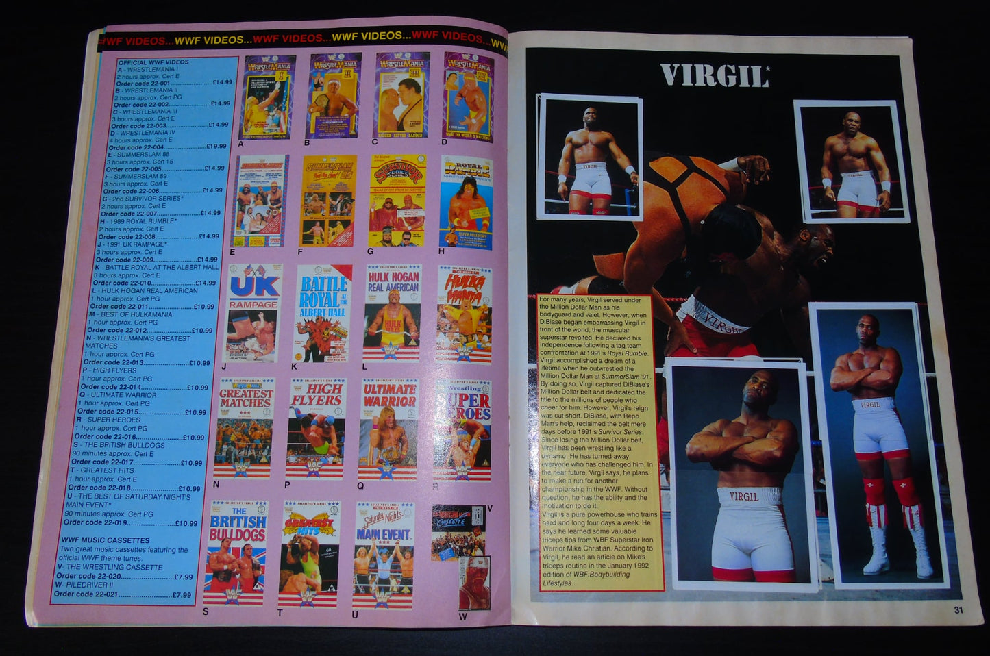 WWF Merlin Sticker Album 1991 Ccomplete