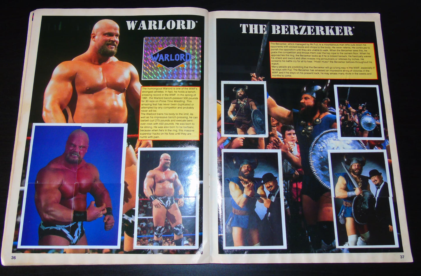 WWF Merlin Sticker Album 1991 Ccomplete