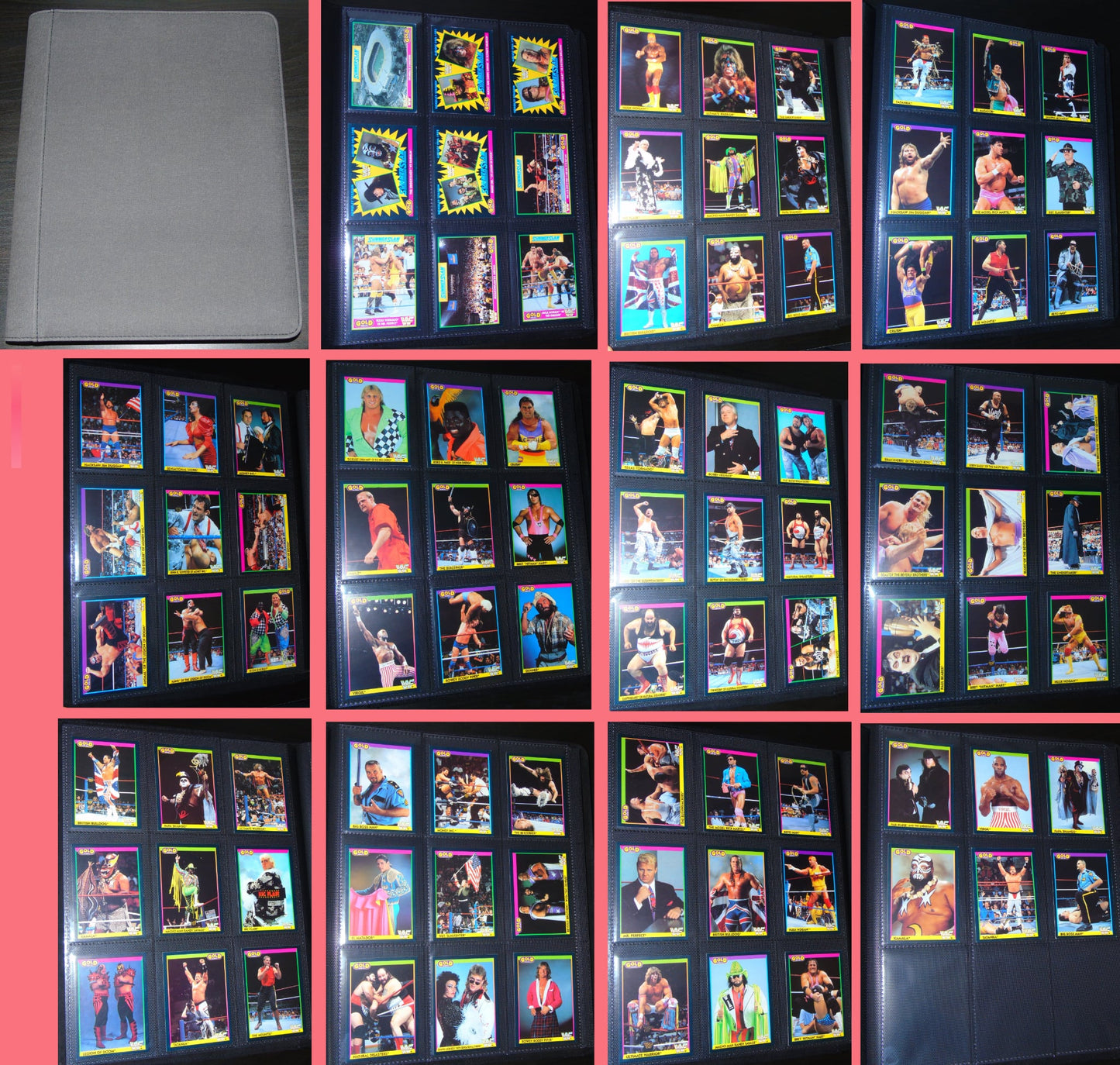 WWF WRESTLING SUMMERSLAM PART 1 MERLIN GOLD SERIES 1992 TRADING CARD COMPLETE SET
