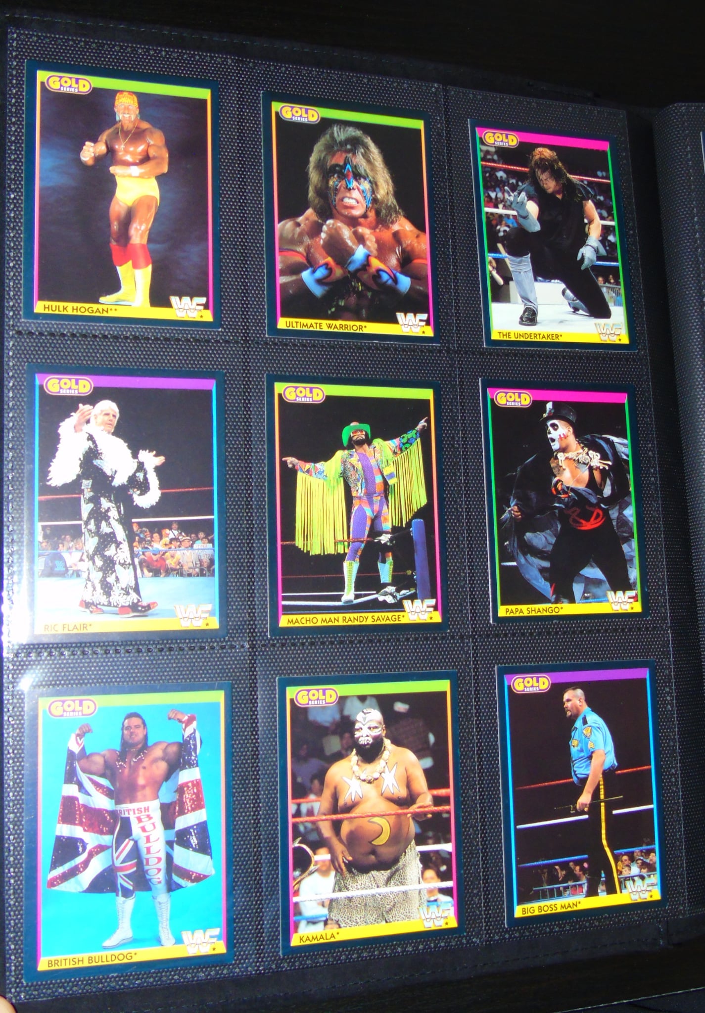 WWF WRESTLING SUMMERSLAM PART 1 MERLIN GOLD SERIES 1992 TRADING CARD COMPLETE SET