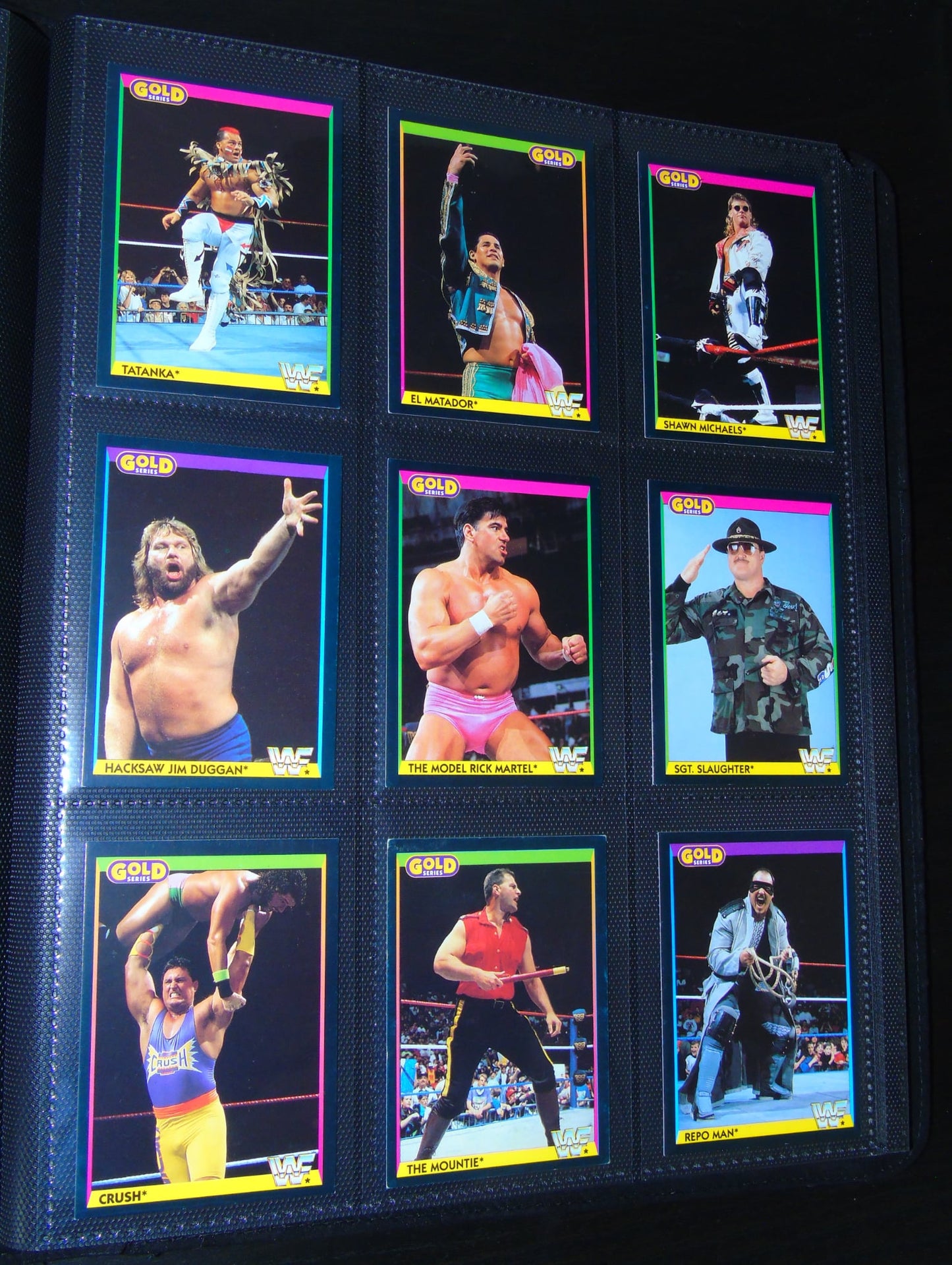 WWF WRESTLING SUMMERSLAM PART 1 MERLIN GOLD SERIES 1992 TRADING CARD COMPLETE SET
