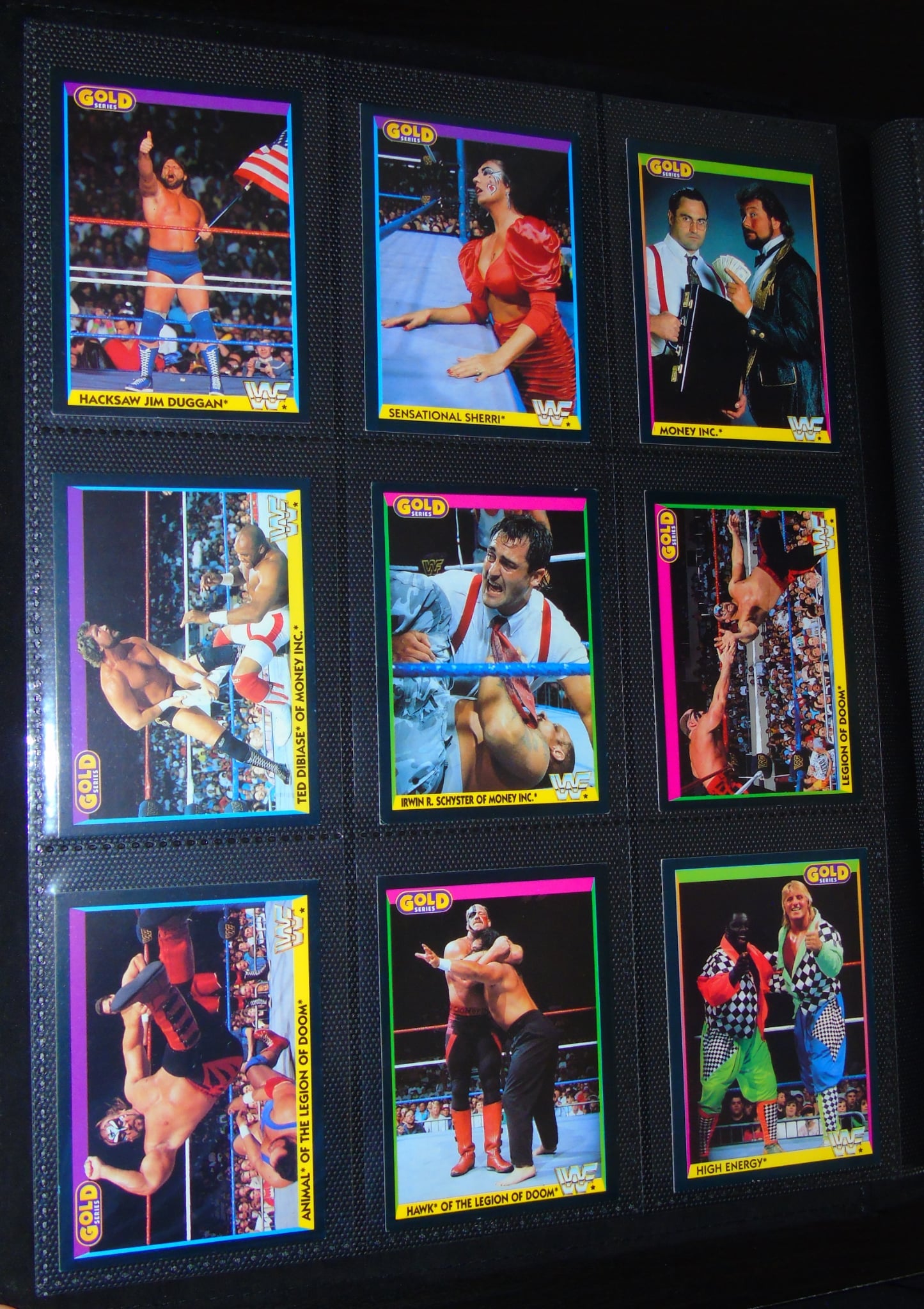 WWF WRESTLING SUMMERSLAM PART 1 MERLIN GOLD SERIES 1992 TRADING CARD COMPLETE SET