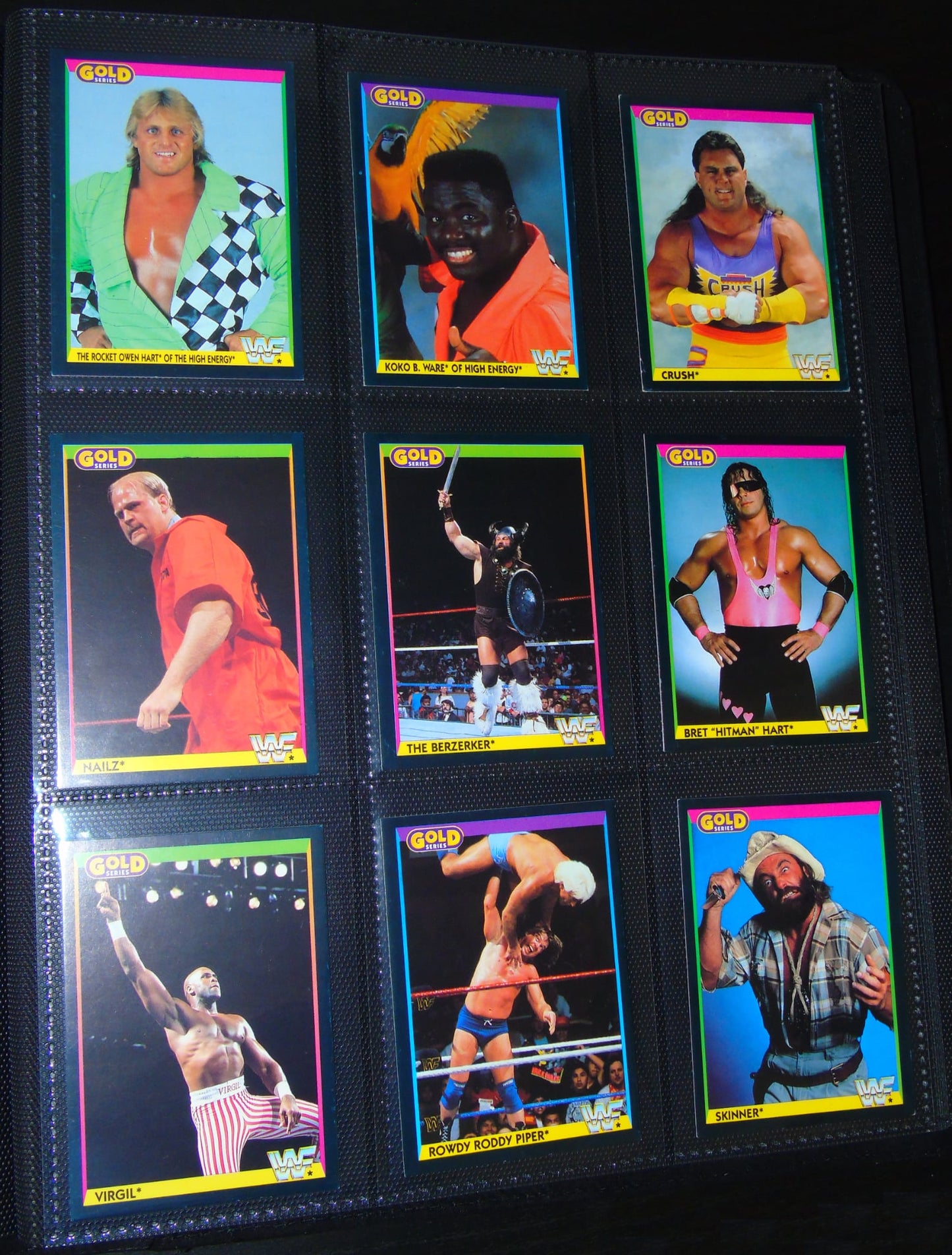 WWF WRESTLING SUMMERSLAM PART 1 MERLIN GOLD SERIES 1992 TRADING CARD COMPLETE SET