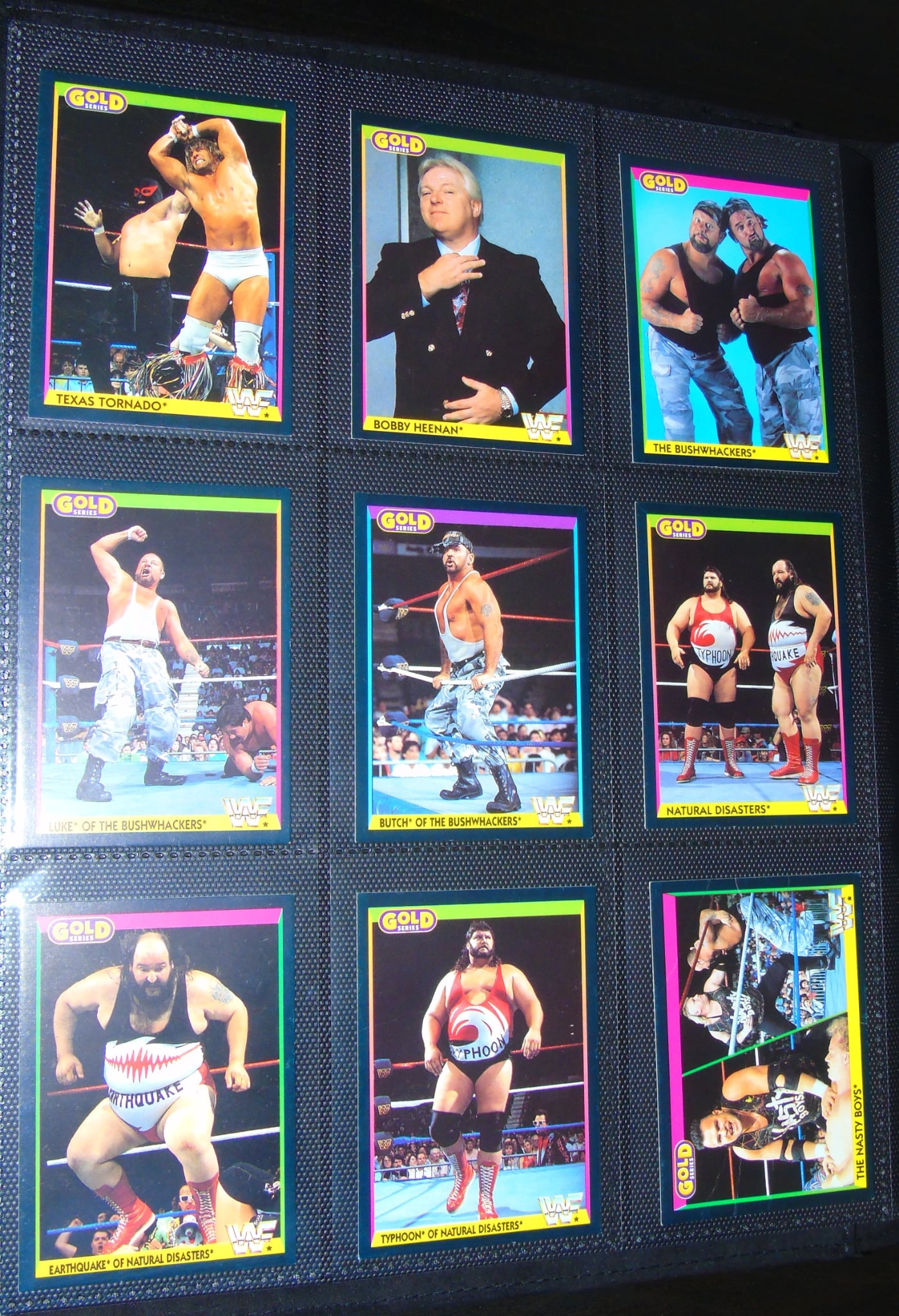 WWF WRESTLING SUMMERSLAM PART 1 MERLIN GOLD SERIES 1992 TRADING CARD COMPLETE SET