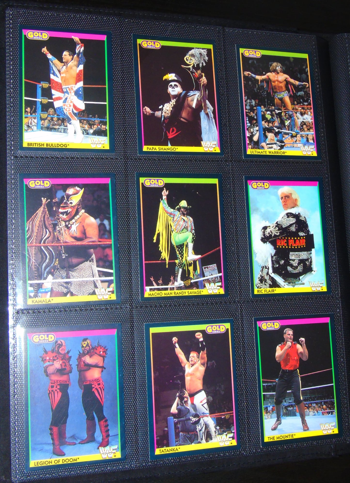 WWF WRESTLING SUMMERSLAM PART 1 MERLIN GOLD SERIES 1992 TRADING CARD COMPLETE SET