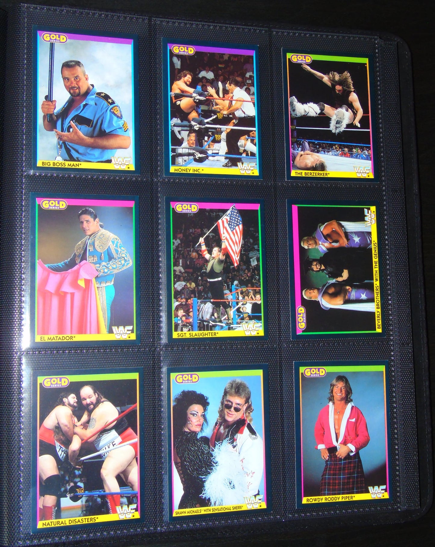 WWF WRESTLING SUMMERSLAM PART 1 MERLIN GOLD SERIES 1992 TRADING CARD COMPLETE SET