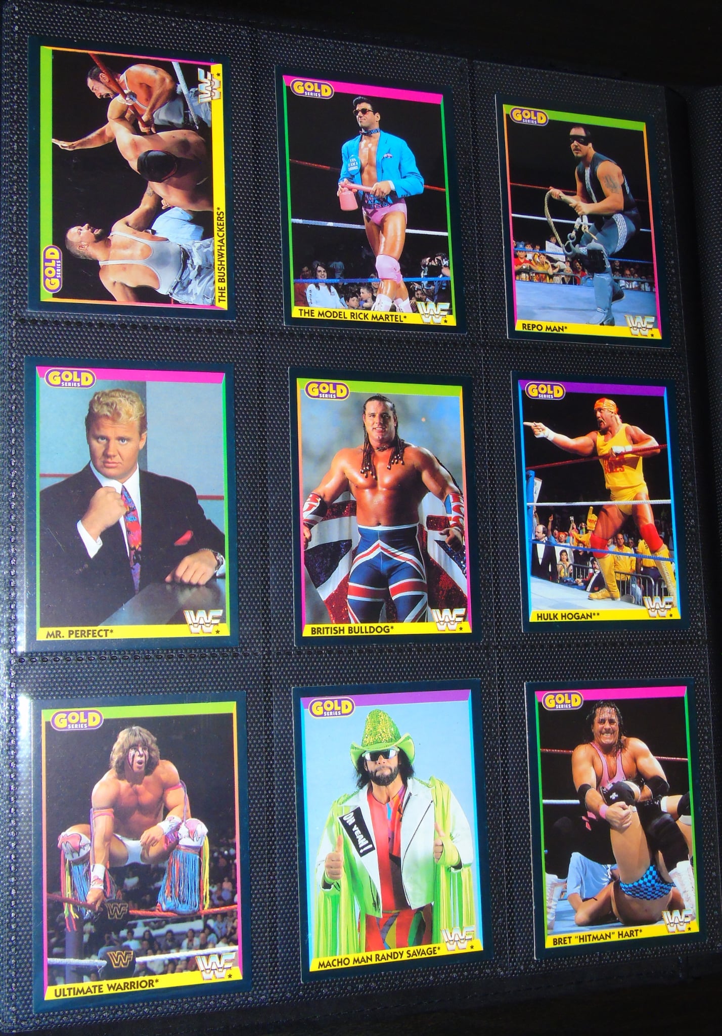WWF WRESTLING SUMMERSLAM PART 1 MERLIN GOLD SERIES 1992 TRADING CARD COMPLETE SET