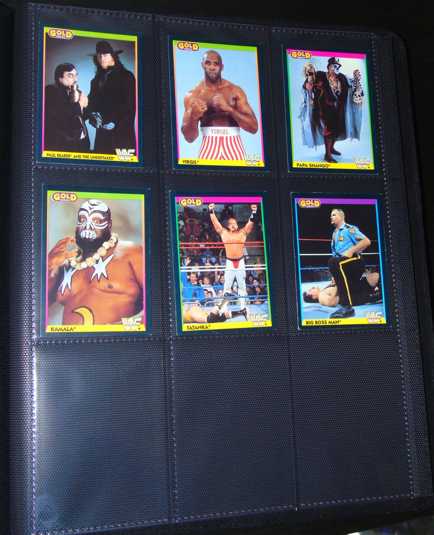 WWF WRESTLING SUMMERSLAM PART 1 MERLIN GOLD SERIES 1992 TRADING CARD COMPLETE SET