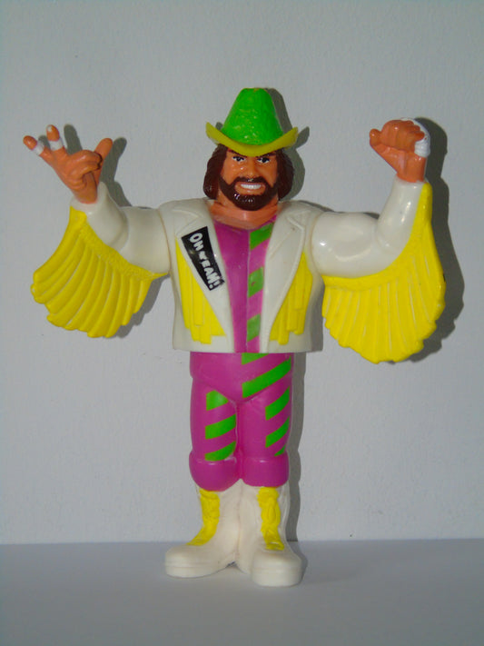 WWF WRESTLING MACHO MAN RANDY SAVAGE HASBRO SERIES 5 ACTION FIGURE
